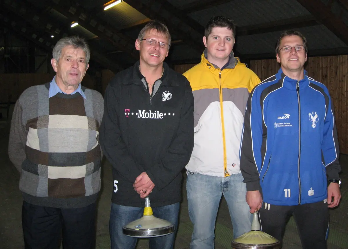 Siegerfoto Stockschießen 2008
