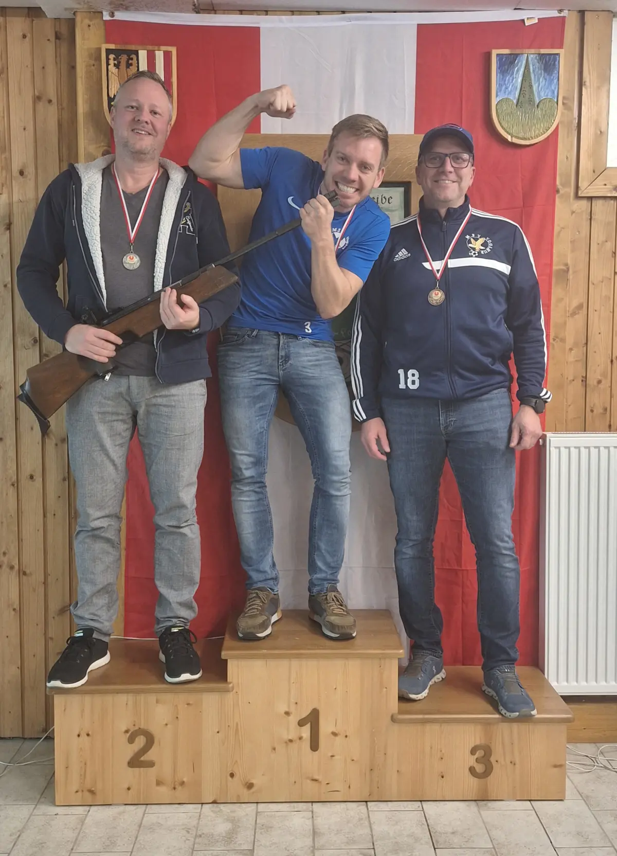 Siegerfoto Zimmergewehrschießen 2024
