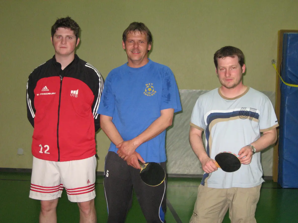 Siegerfoto Tischtennis 2007