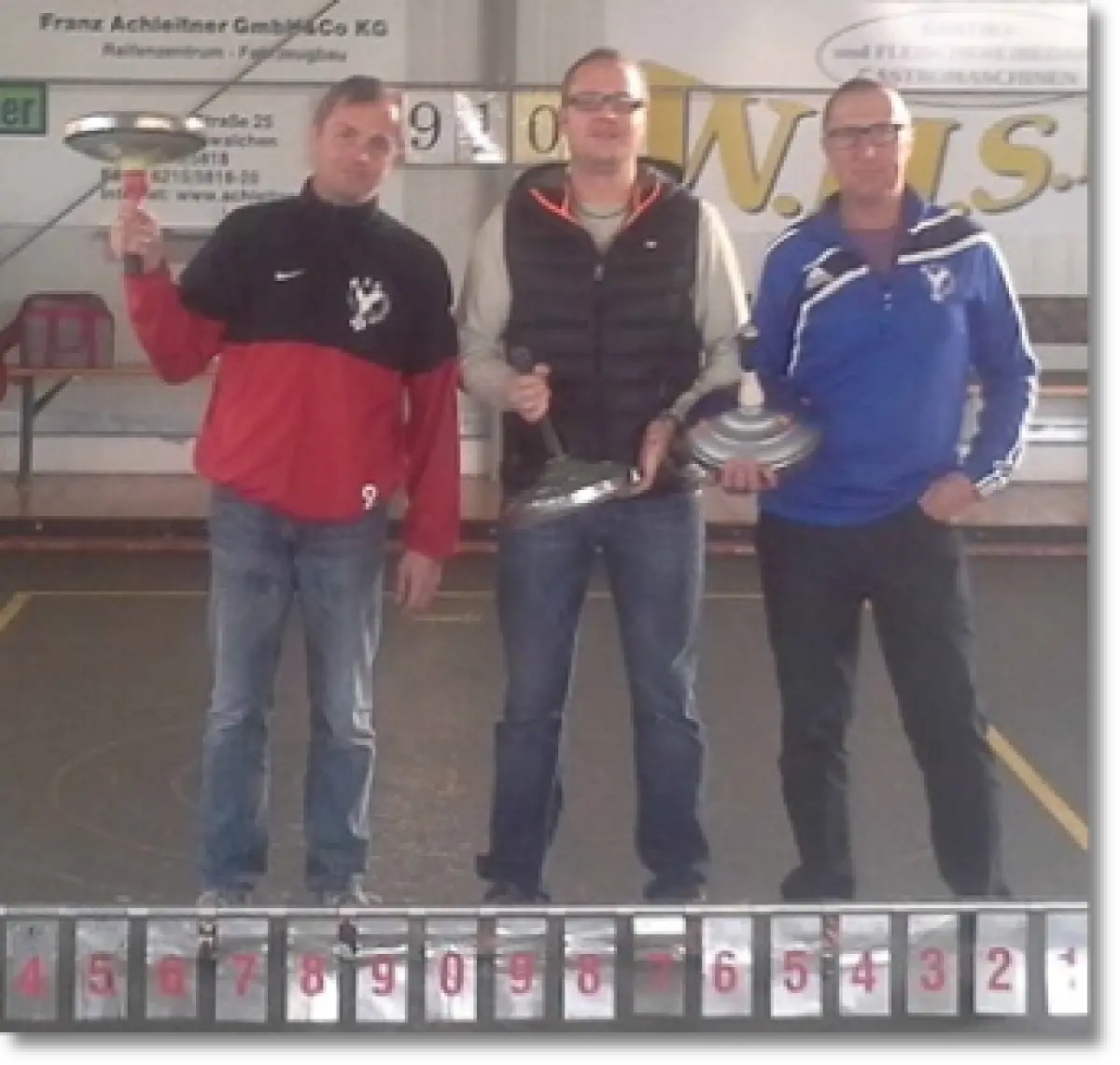 Siegerfoto Stockschießen 2013