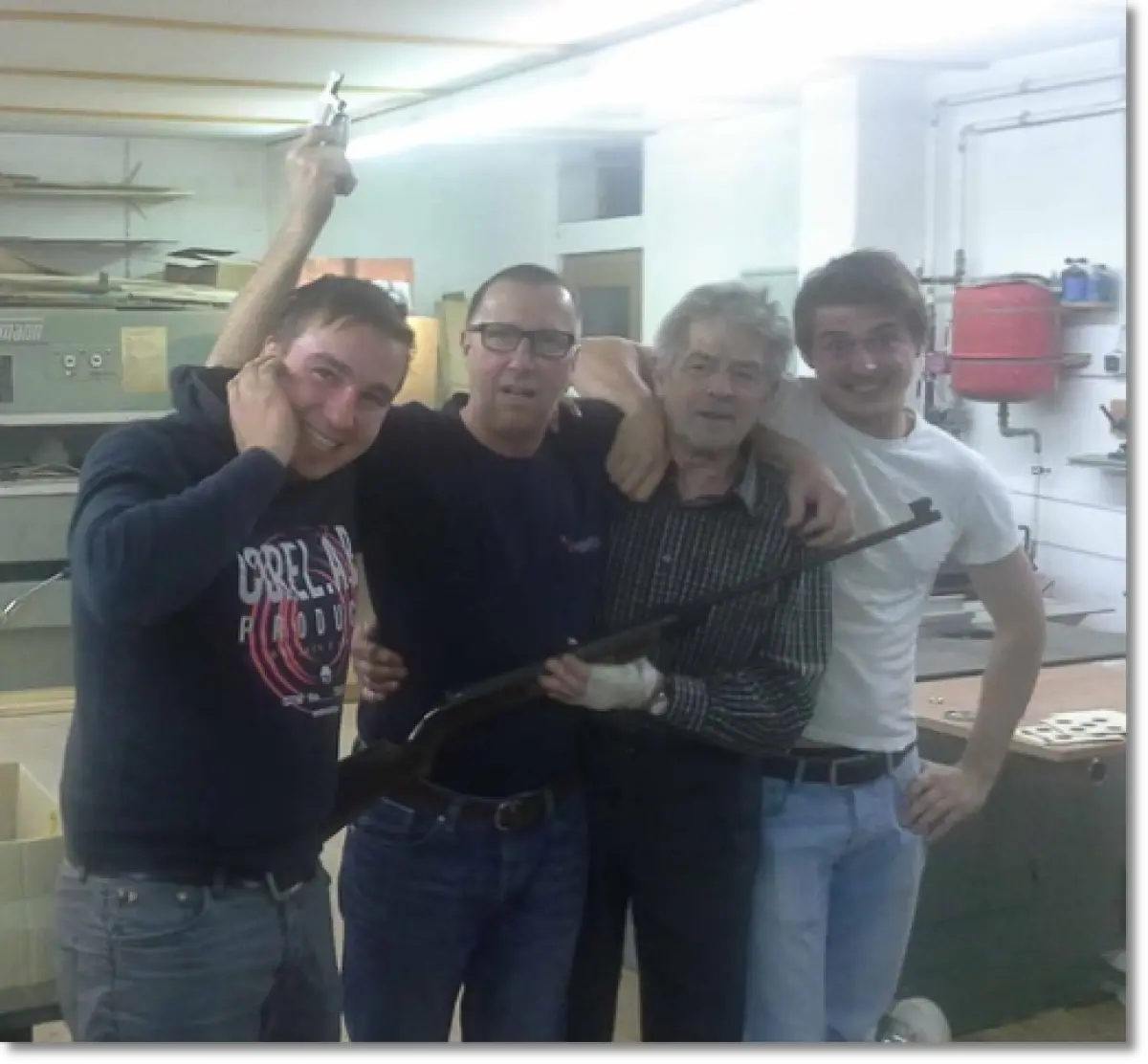 Siegerfoto Zimmergewehrschießen 2013