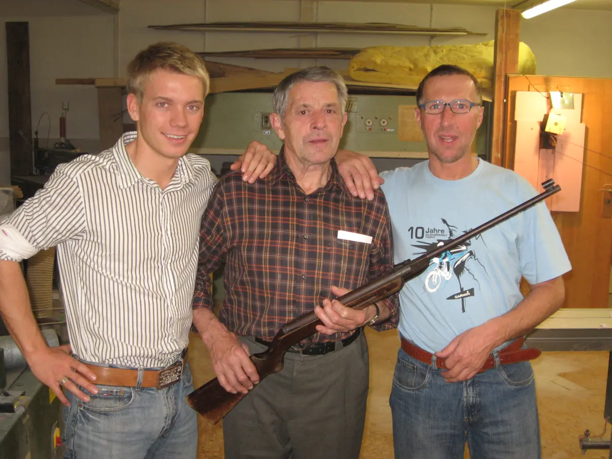 Siegerfoto Zimmergewehrschießen 2007